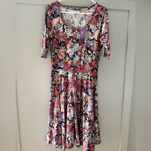 LuLaRoe Short Sleeve Floral Dress
